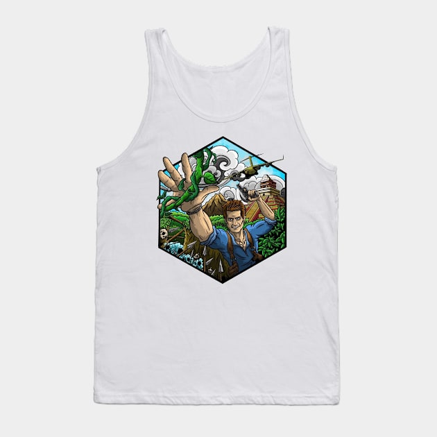 uncharted Tank Top by sample the dragon